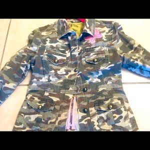 Girls size 14 camo jacket